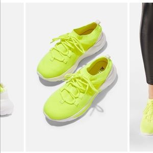 Just Fab Devinee Neon Sneakers